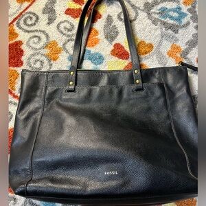 Fossil Ana Leather Large Tote